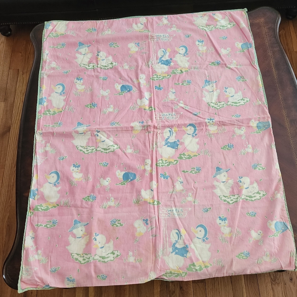 Vintage Crib Duvet Cover - Picture 6 of 12